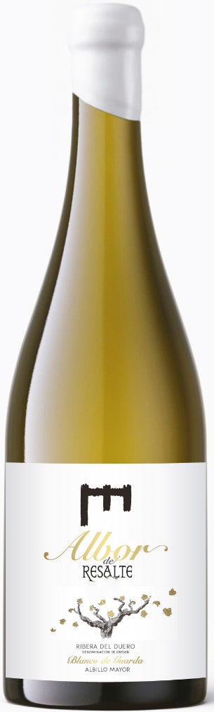 Witte wijn – 100% Albillo Mayor van Bodegas Resalte uit Ribera del Duero, Castilla y León (Spanje), fles