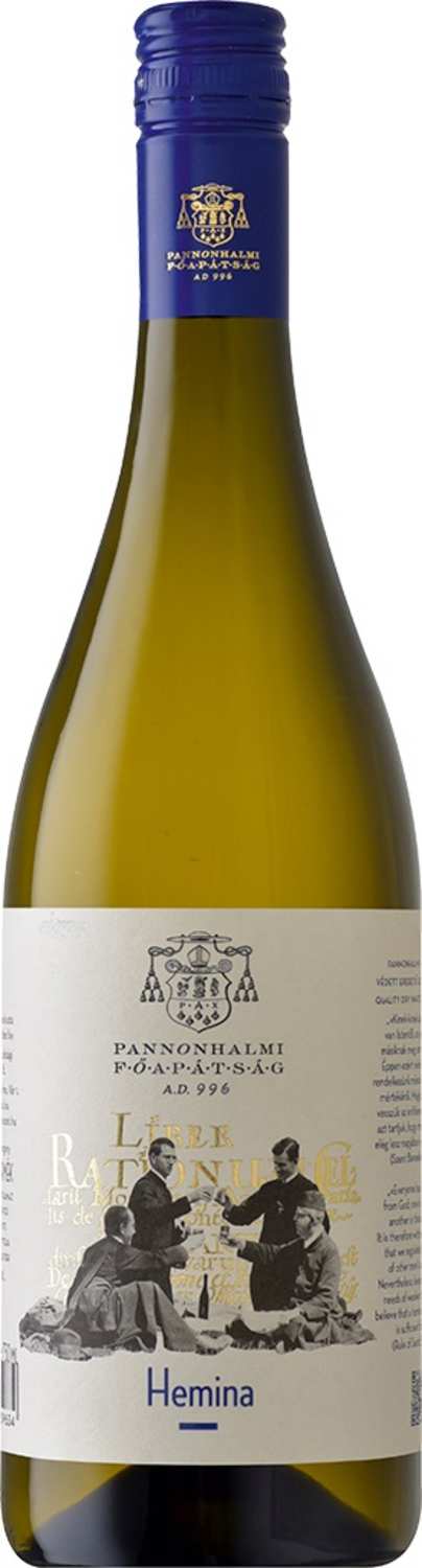 Witte wijn – Chardonnay, Pinot Blanc, Welschriesling & Viognier uit Pannonhalma, Hongarije, fles