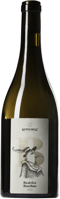 Witte wijn – 100% Bacchus van Wijndomein Den Nachtegael uit België, fles