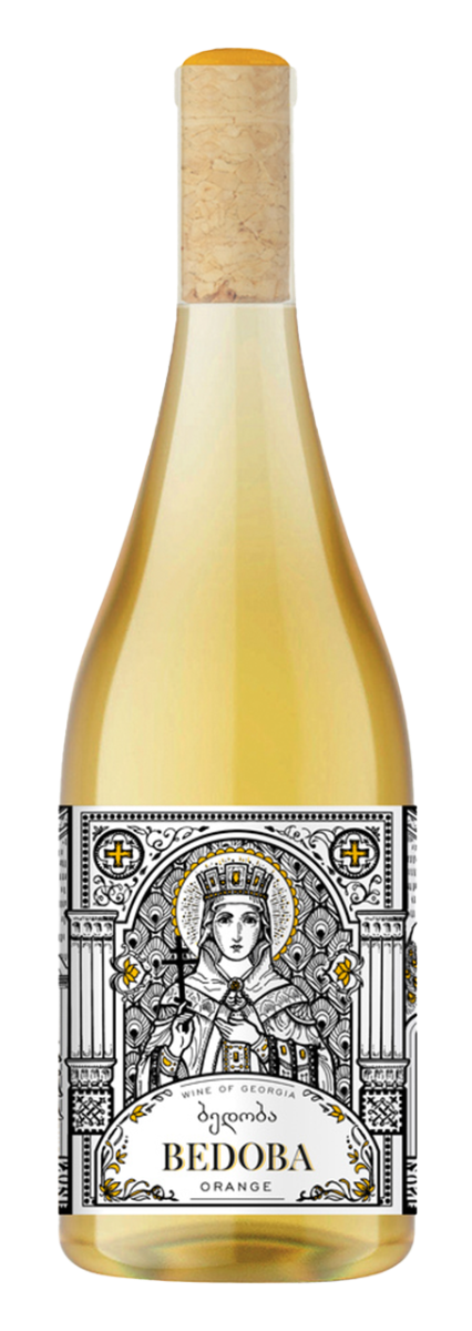 Oranjewijn – blend van 70% Rkatsiteli & 30% Kisi uit Kakheti (Georgië), gefermenteerd in qvevri, fles