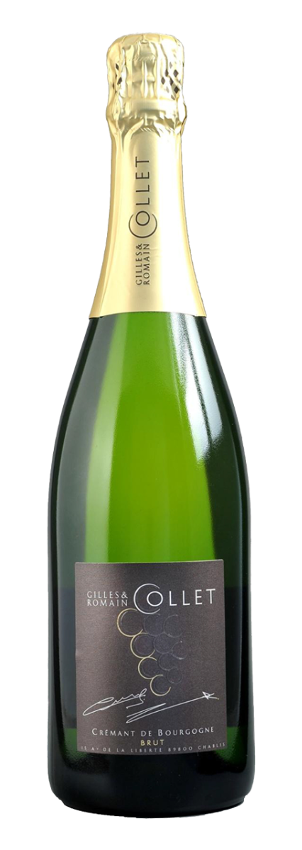 Mousserende wijn – 100% Chardonnay (Crémant) van Jean Collet & Fils uit Chablis, Bourgogne (Frankrijk), fles