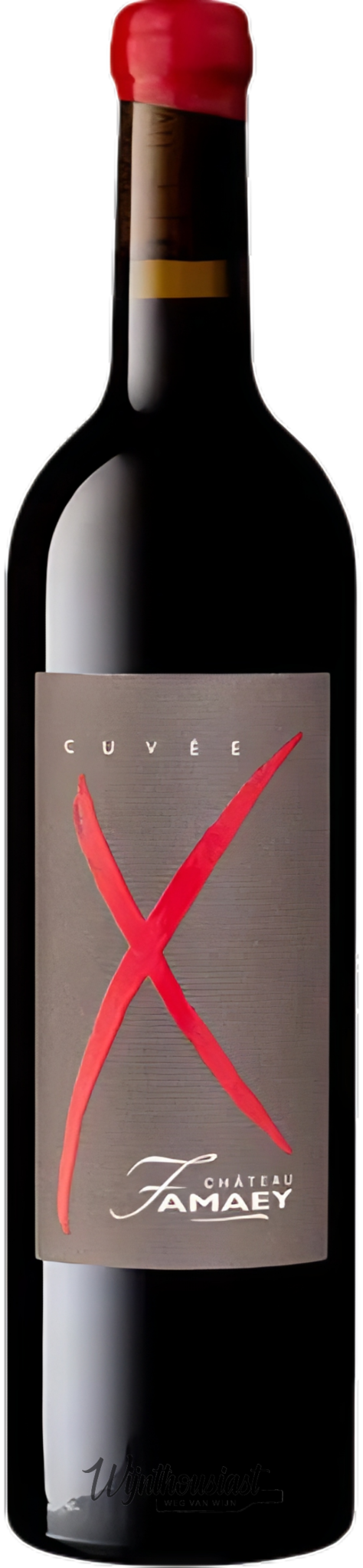 Rode wijn – 100% Malbec van Château Famaey uit Cahors, Lot-vallei (Frankrijk), fles