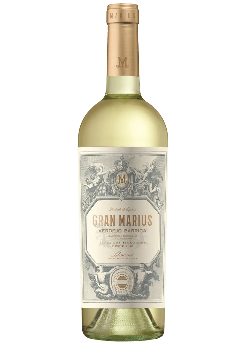 Witte wijn – 100% Verdejo van Bodegas Piqueras uit Almansa, La Mancha (Spanje), fles