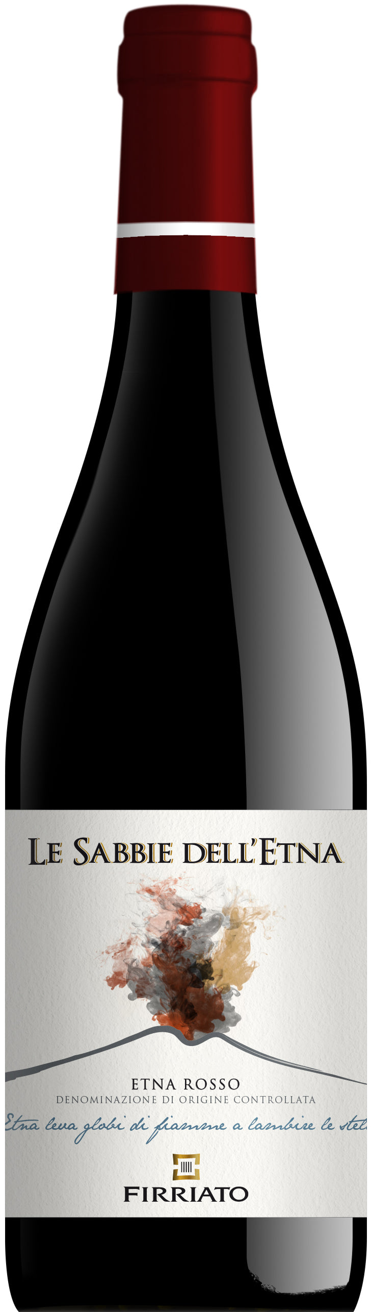 Rode wijn – 100% Nerello Mascalese van Firriato uit de Etna, Sicilië (Italië), fles