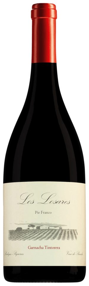 Rode wijn – 100% Garnacha Tintorera van Bodegas Piqueras uit Almansa, La Mancha (Spanje), fles