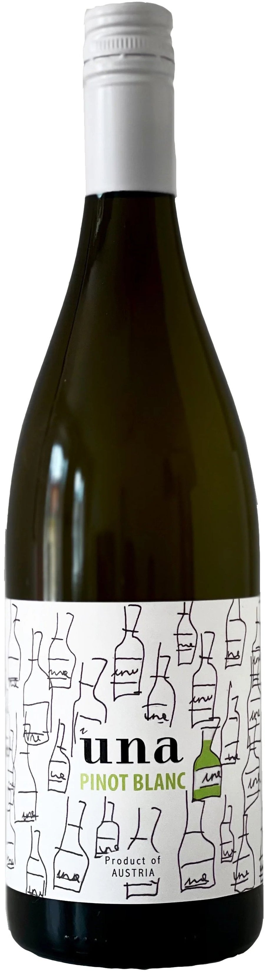 Pinot Blanc van wijnhuis UNA – elegante witte wijn uit Burgenland, Oostenrijk