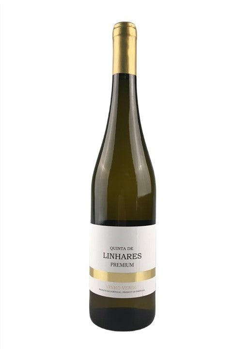 Witte wijn – blend van Avesso en Alvarinho van Quinta de Linhares uit Vinho Verde, Minho (Portugal), fles