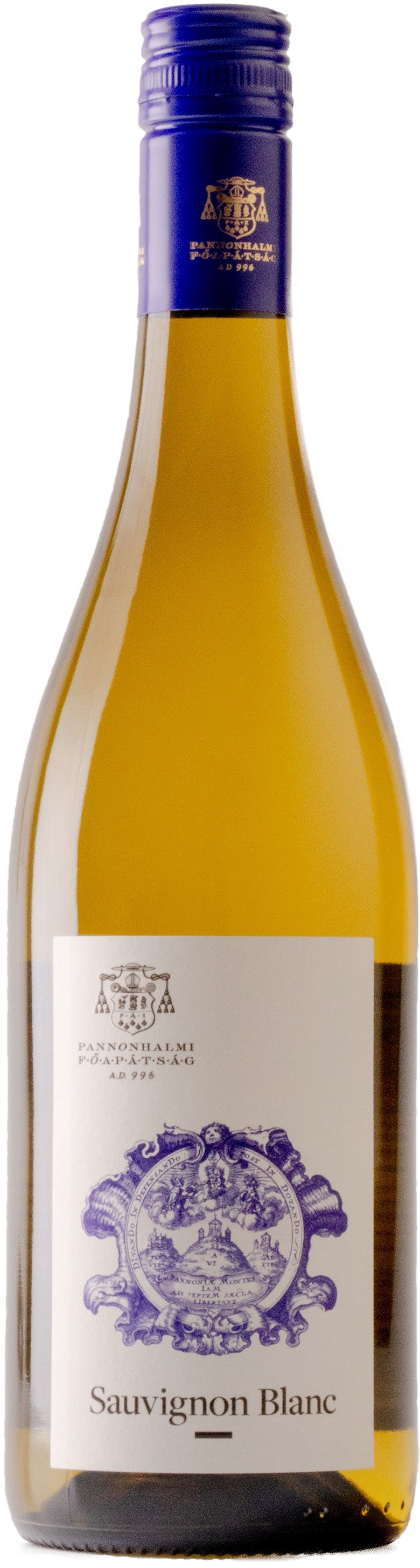 Witte wijn – Sauvignon Blanc uit Pannonhalma, Hongarije, fles