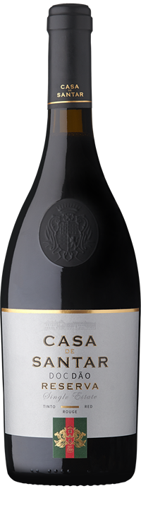 Rode wijn – blend van Touriga Nacional, Alfrocheiro & Aragonez van Casa de Santar uit Dão (Portugal), fles