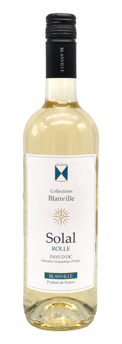 Witte wijn – 100% Vermentino van Château Haut-Blanville uit Languedoc (Frankrijk), fles