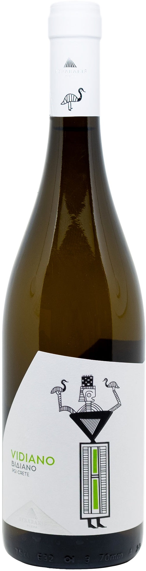 Witte wijn – 100% Vidiano van Lyrarakis uit Kreta (Griekenland), fles